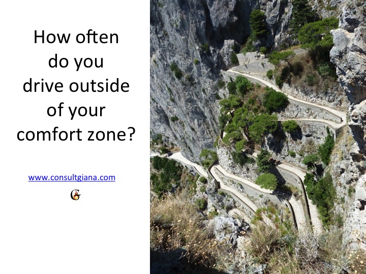 How often do you drive outside of your comfort zone?