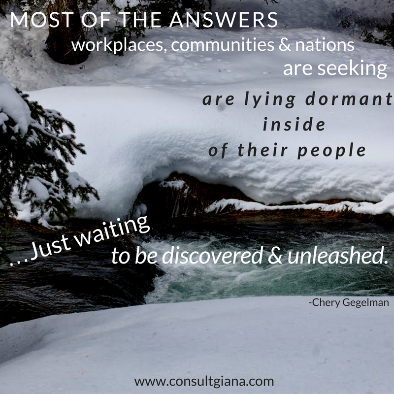 The answers you are seeking are lying dormant waiting to be released.